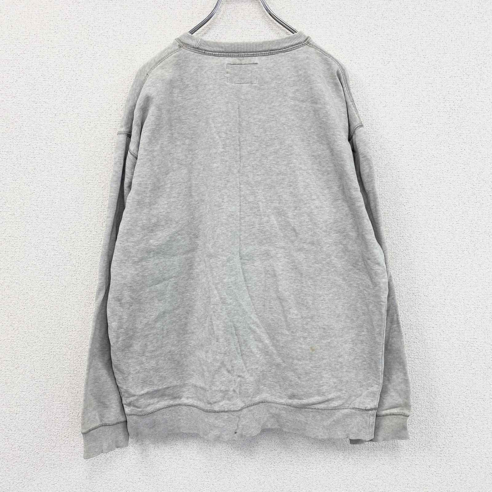 90s　Abercrombie&Fitch　アバクロンビー&フィッッチ　スウェット/トレーナー　霜降りグレー　Lサイズ　　ヴィンテージ　古着