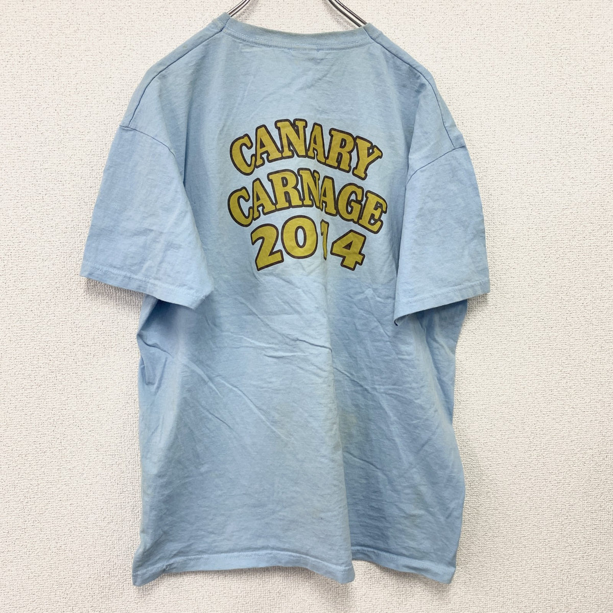 The Hangover　ハングオーバー　FRUIT OF THE LOOM　半袖Tシャツ　ライトブルー　XLサイズ　古着