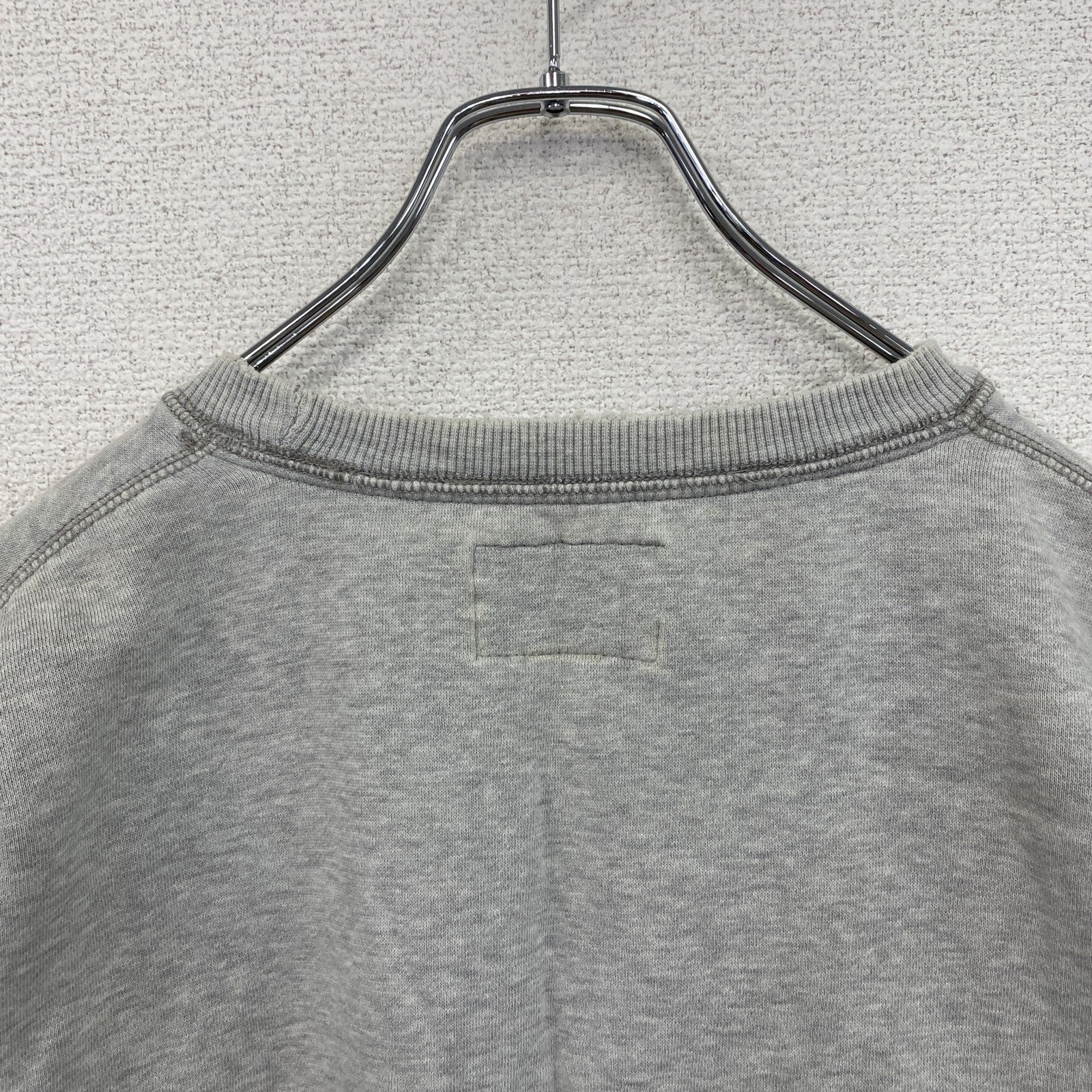 90s　Abercrombie&Fitch　アバクロンビー&フィッッチ　スウェット/トレーナー　霜降りグレー　Lサイズ　　ヴィンテージ　古着