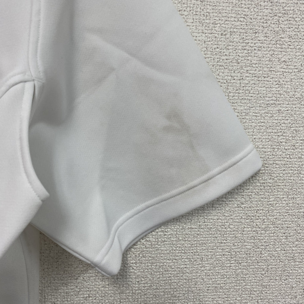 00s　NIKE　ナイキ　半袖ベースボールTシャツ　スウッシュ　白　ホワイト　Lサイズ　