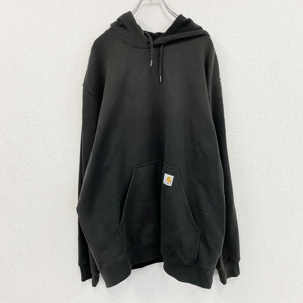 Carhartt　カーハート　スウェットパーカー/フーディー　フェード　黒　ブラック　XLサイズ　古着