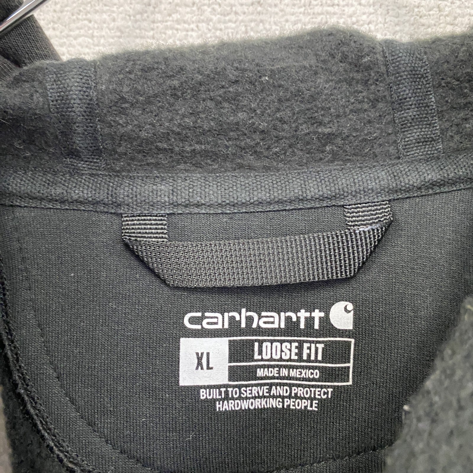 Carhartt　カーハート　スウェットパーカー/フーディー　フェード　黒　ブラック　XLサイズ　古着