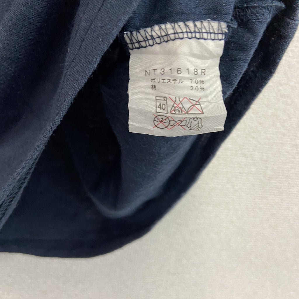 THE NORTH FACE　ザ・ノースフェイス　鎌倉店限定　半袖プリントTシャツ　紺　ネイビー　Lサイズ　古着