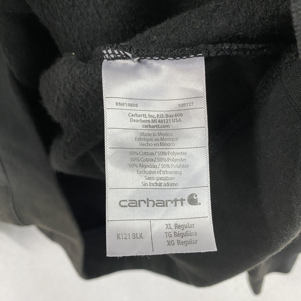 Carhartt　カーハート　スウェットパーカー/フーディー　フェード　黒　ブラック　XLサイズ　古着