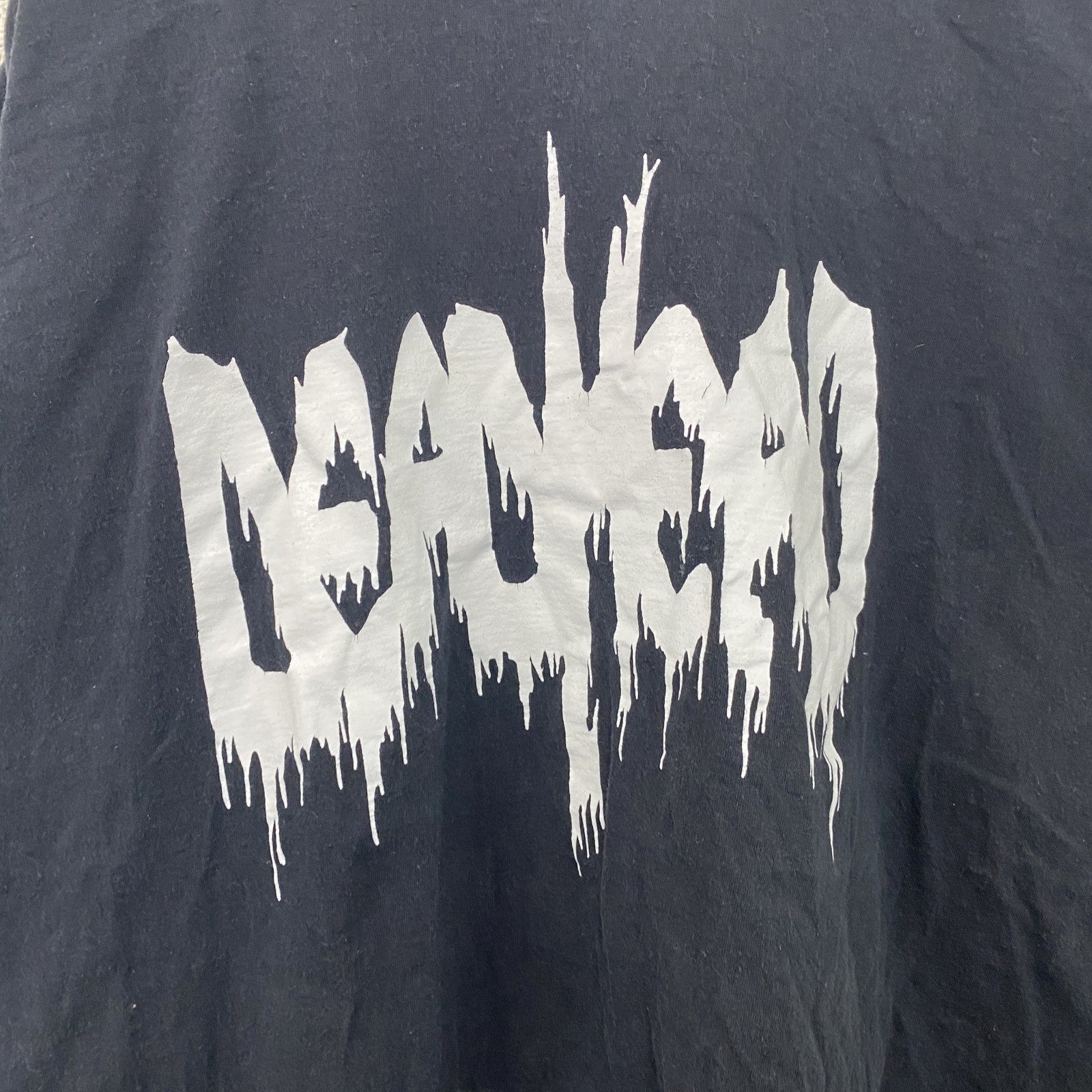 FRUIT OF THE LOOM　Hatteland Technology　半袖Tシャツ　黒　ブラック　XLサイズ　古着