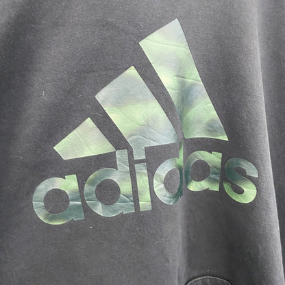 adidas　アディダス　スウェットパーカー/フーディー　パフォーマンスロゴ　黒　ブラック　2XLサイズ