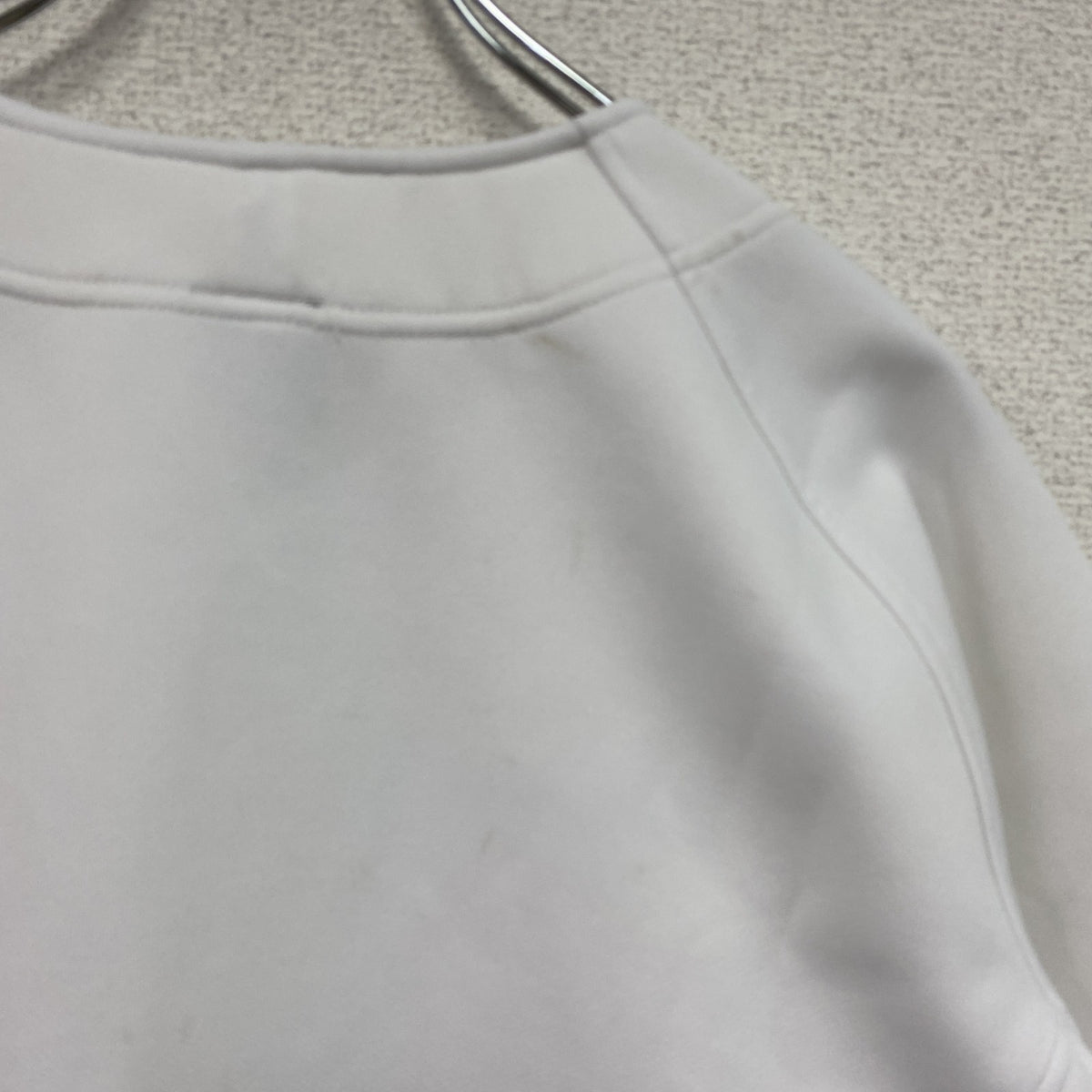 00s　NIKE　ナイキ　半袖ベースボールTシャツ　スウッシュ　白　ホワイト　Lサイズ　