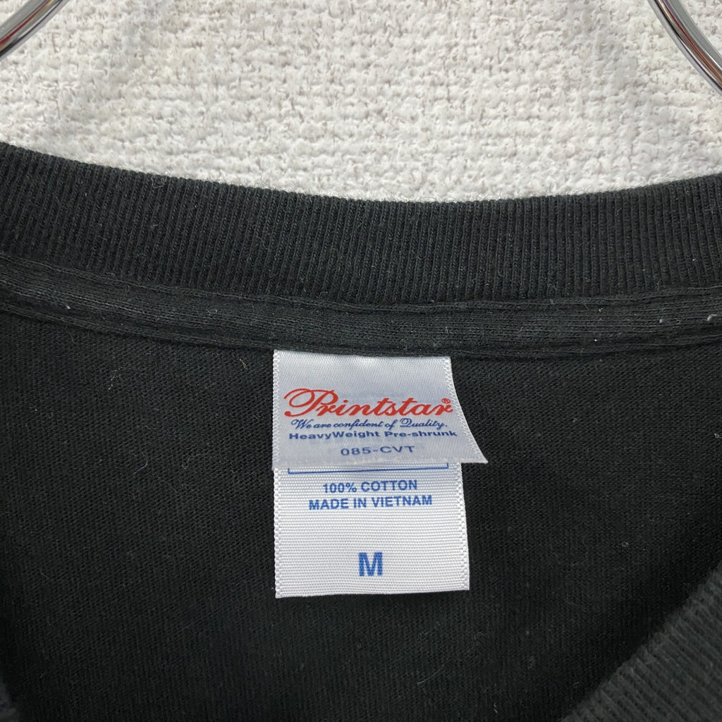 Printstar　ハウスジャックビルト　半袖プリントムービーTシャツ　黒　ブラック　Mサイズ　古着
