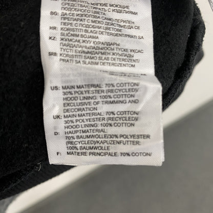 adidas　アディダス　スウェットパーカー/フーディー　パフォーマンスロゴ　黒　ブラック　2XLサイズ