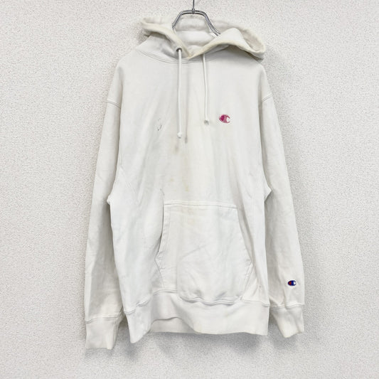 Champion　チャンピオン　リバースウィーブ　スウェットパーカー/フーディー　白　ホワイト　Ｍサイズ