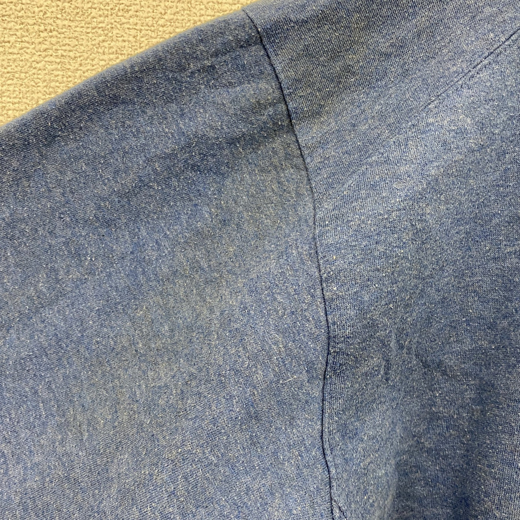 ellesse　エレッセ　スウェット/トレーナー　デカロゴ　前V　紺　ネイビー　XLサイズ　古着