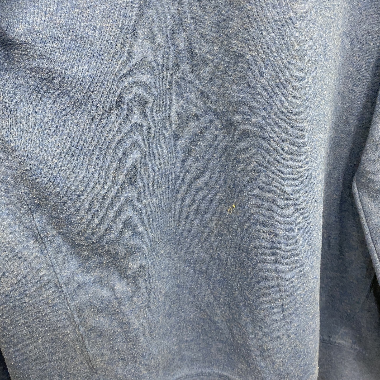 ellesse　エレッセ　スウェット/トレーナー　デカロゴ　前V　紺　ネイビー　XLサイズ　古着