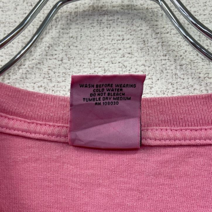古着 used　90s　Neal McCoy　ニールマッコイ　半袖フォトプリントTシャツ　ヴィンテージ　ピンク　Mサイズ