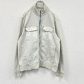 Calvin Klein　カルバンクライン　フルジップスウェットジャケット　4つポケット　白　ホワイト　古着