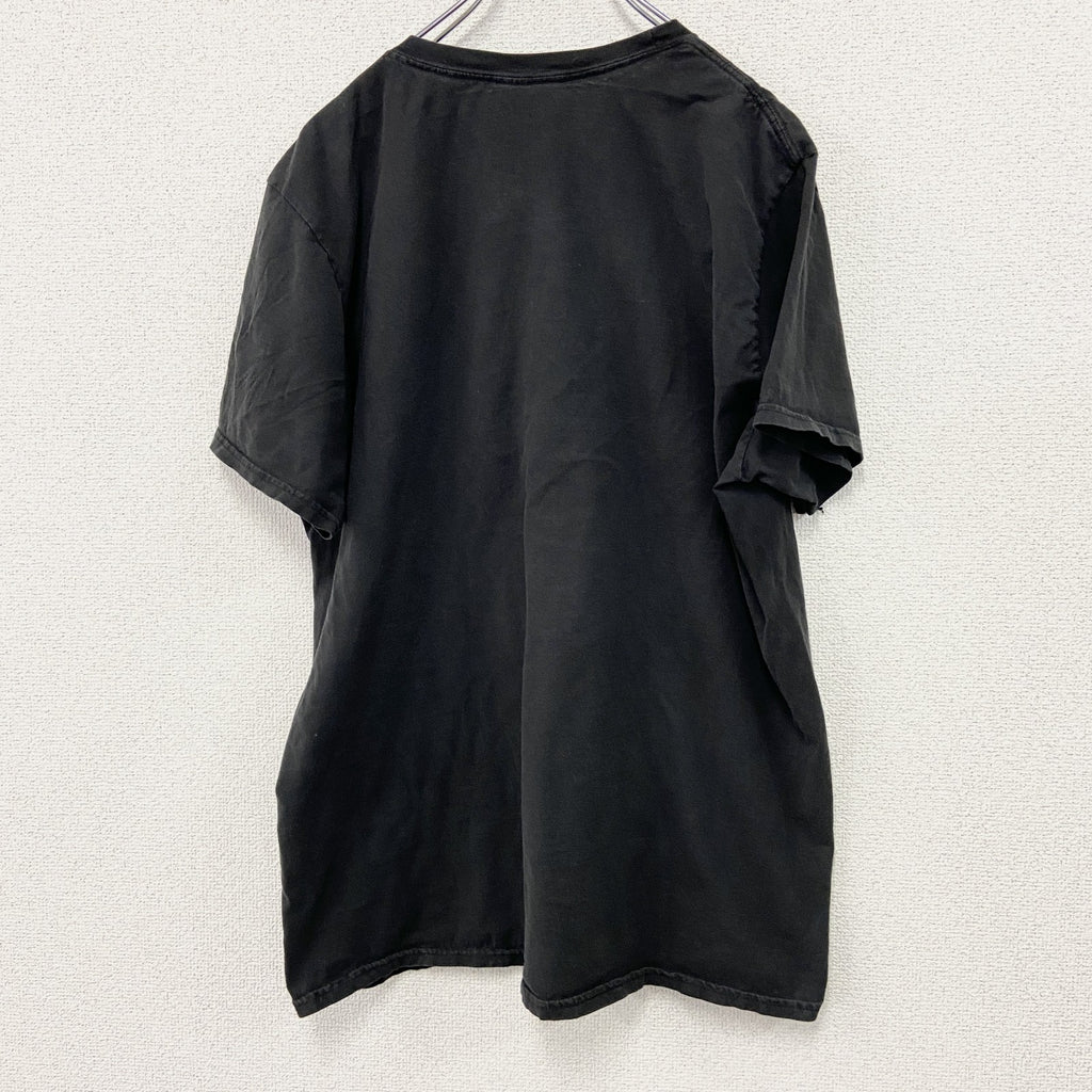 Hanes　ヘインズ　半袖プリントTシャツ　プログレスインジケーター　黒　ブラック　Mサイズ　古着