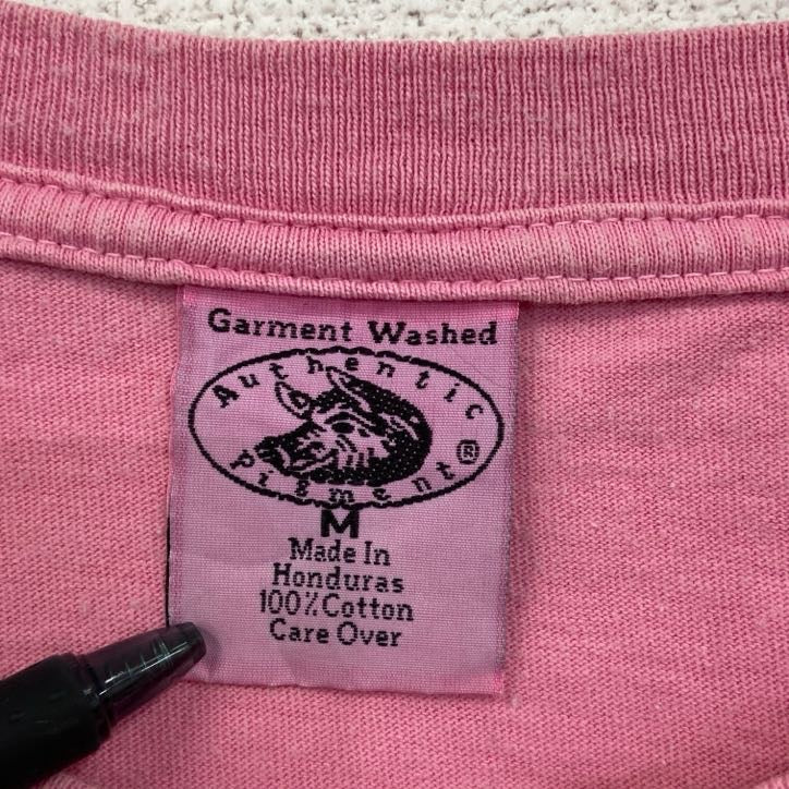 古着 used　90s　Neal McCoy　ニールマッコイ　半袖フォトプリントTシャツ　ヴィンテージ　ピンク　Mサイズ