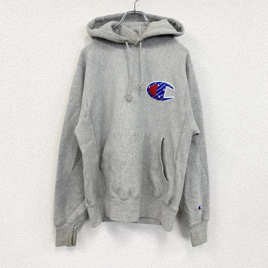Champion　チャンピオン　リバースウィーブ　スウェットパーカー/フーディー　灰色　グレー　Sサイズ