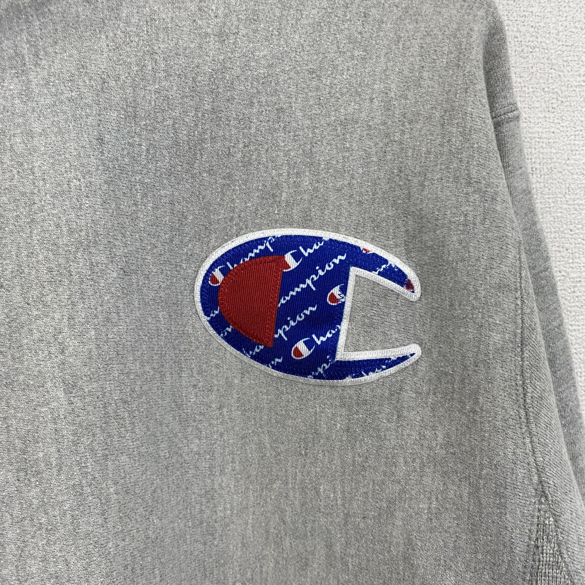 Champion　チャンピオン　リバースウィーブ　スウェットパーカー/フーディー　灰色　グレー　Sサイズ トレーナー スウェットトップス フード付き 古着