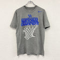 NIKE　ナイキ　半袖プリントTシャツ　グレー　Mサイズ カットソー メンズ コットン 古着