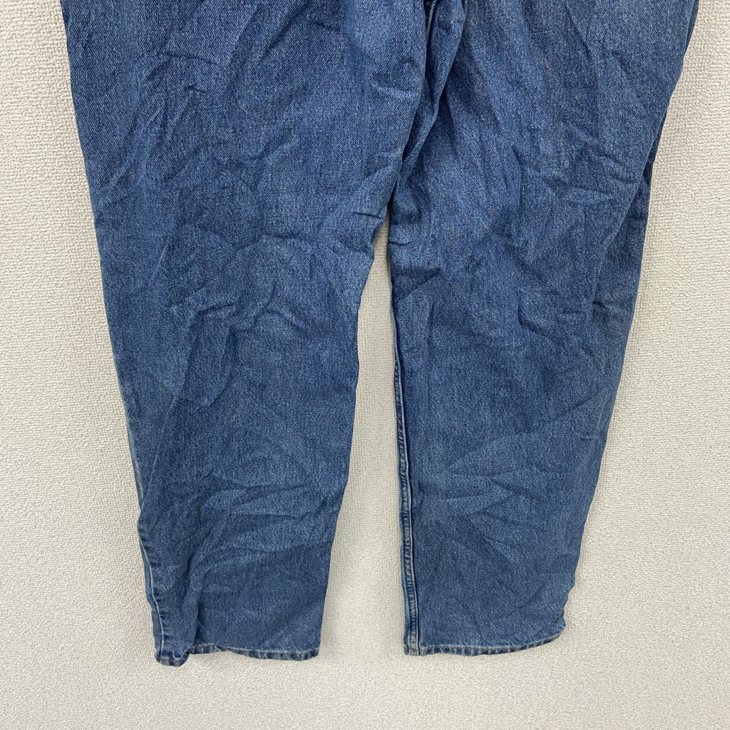 L.L.Bean　エルエルビーン　デニムパンツ/ジーンズ　ジップフライ　革パッチ　インディゴ　W36サイズ　古着