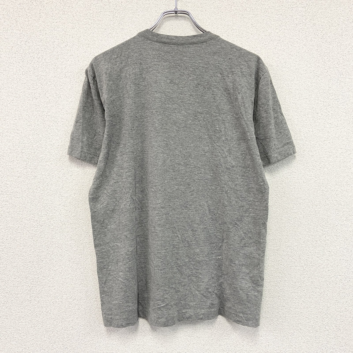 NIKE　ナイキ　半袖プリントTシャツ　グレー　Mサイズ カットソー メンズ コットン 古着