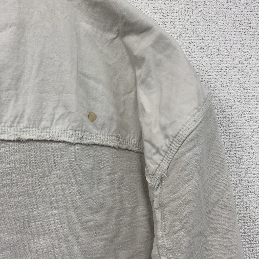 Calvin Klein　カルバンクライン　フルジップスウェットジャケット　4つポケット　白　ホワイト　古着