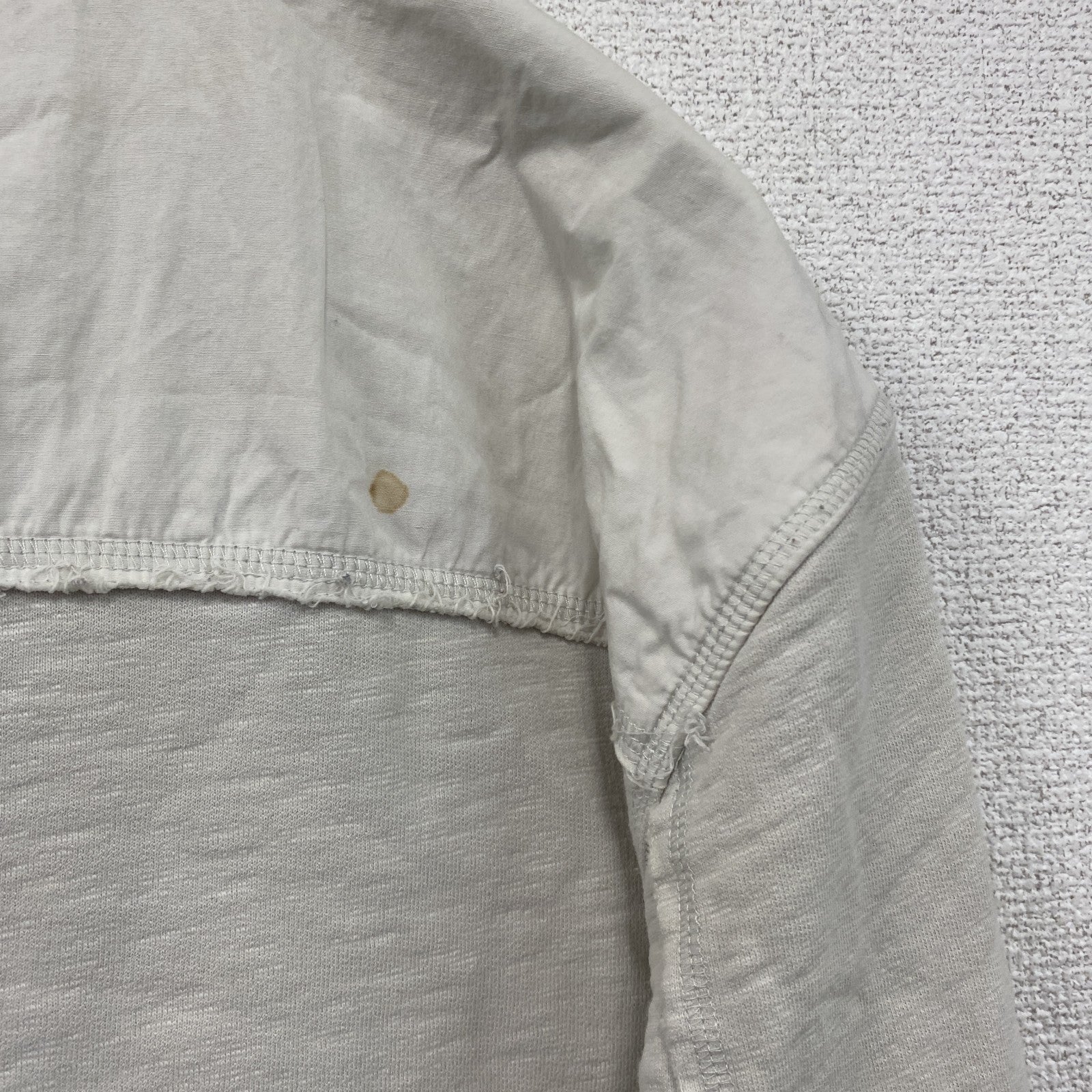 Calvin Klein　カルバンクライン　フルジップスウェットジャケット　4つポケット　白　ホワイト　古着