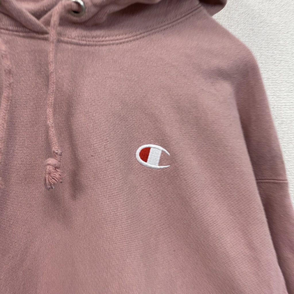 Champion　チャンピオン　リバースウィーブ　スウェットパーカー/フーディー　ピンク　XLサイズ　古着