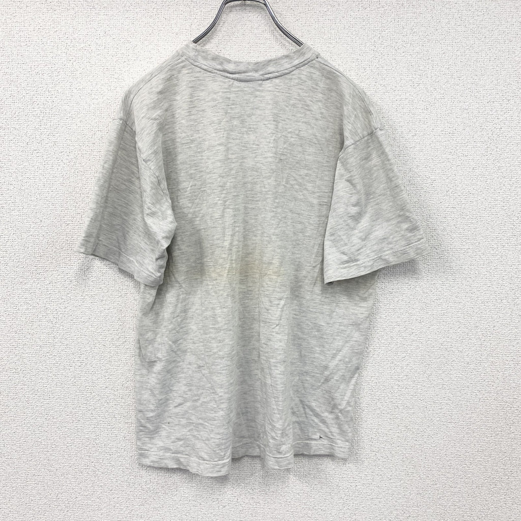 ～00s　ROMANCE　半袖プリントTシャツ　ユーロヴィンテージ　灰色　霜降りグレー　Lサイズ　古着