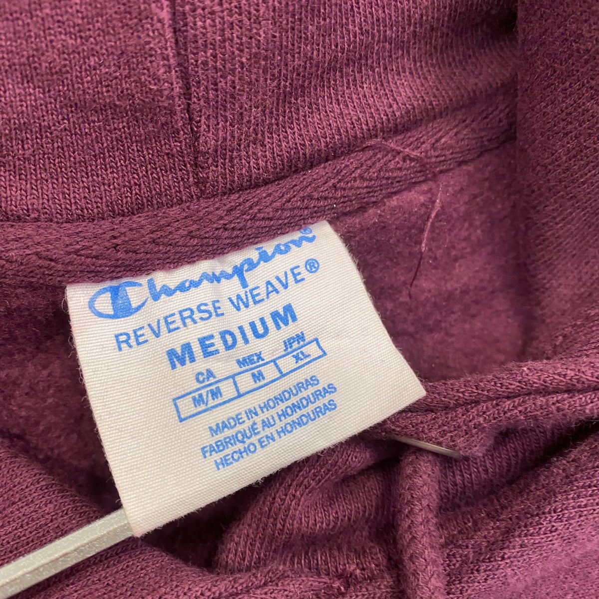 Champion　チャンピオン　リバースウィーブ　スウェットパーカー/フーディー　カシスレッド　XLサイズ　古着