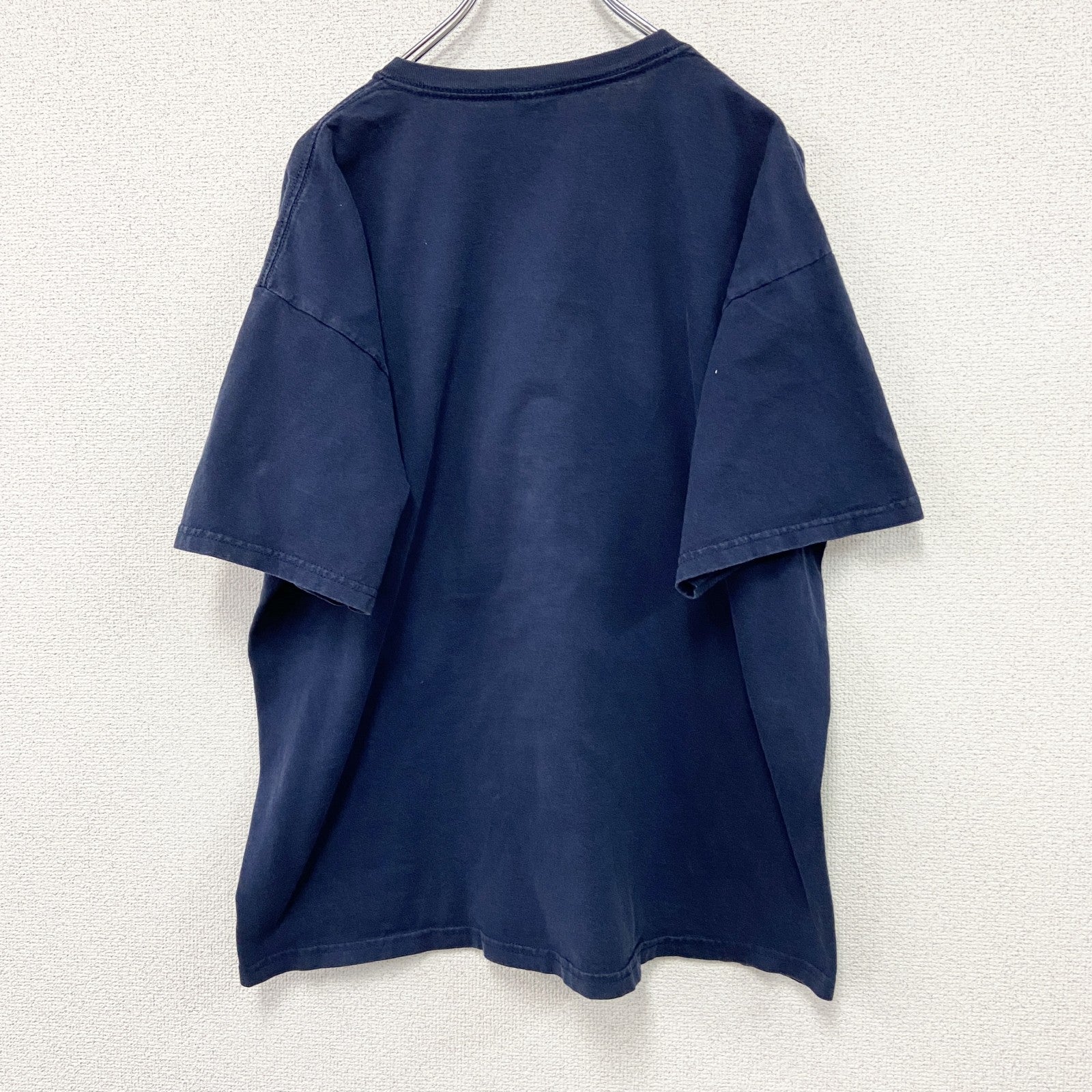 古着 used　GILDAN　ギルダン　半袖プリントTシャツ　TUTANKHAMUN　ツタンカーメン　紺　ネイビー　XLサイズ