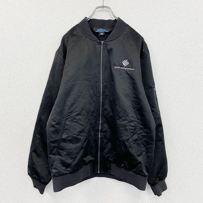 TRI-MOUNTAIN　トライマウンテン　MA-1　ブルゾン/スイングトップ　中綿入り　黒　ブラック　Lサイズ