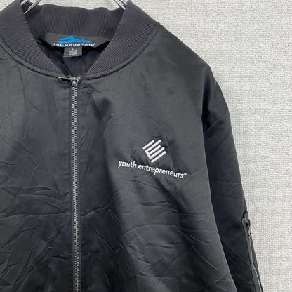 TRI-MOUNTAIN　トライマウンテン　MA-1　ブルゾン/スイングトップ　中綿入り　黒　ブラック　Lサイズ