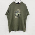 aniwal　VOLKSWAGEN　フォルクスワーゲン　ワーゲンバス　半袖Tシャツ　茶色　ブラウン　Lサイズ　古着