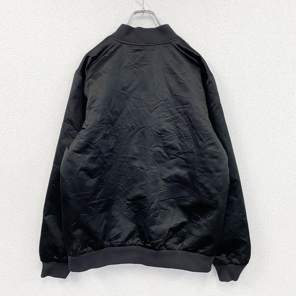 TRI-MOUNTAIN　トライマウンテン　MA-1　ブルゾン/スイングトップ　中綿入り　黒　ブラック　Lサイズ　古着
