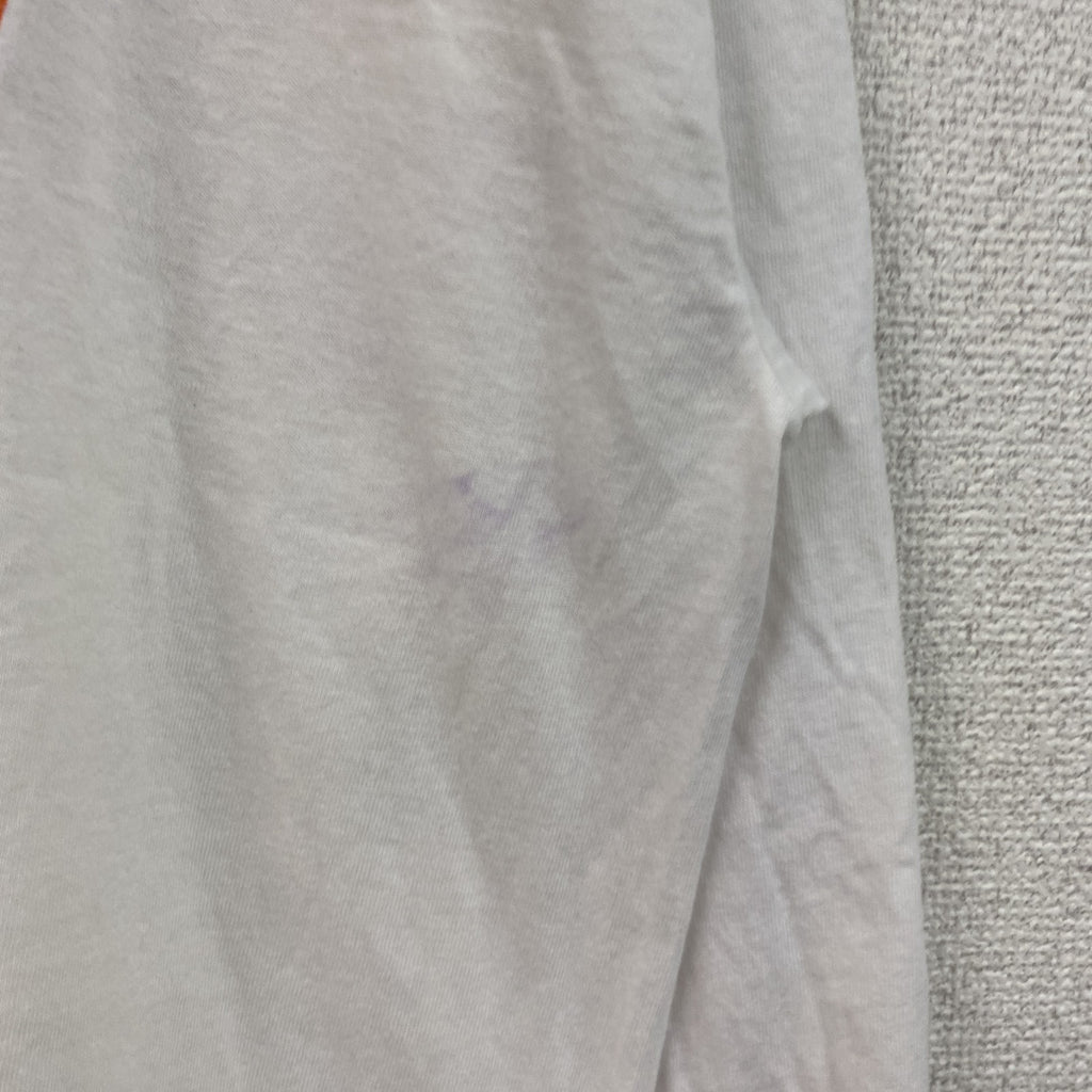 90s　All Sport　オールスポーツ　長袖プリントTシャツ　ヴィンテージ　白　ホワイト　Lサイズ　古着