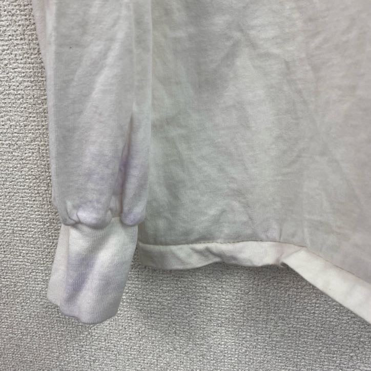 90s　All Sport　オールスポーツ　長袖プリントTシャツ　ヴィンテージ　白　ホワイト　Lサイズ　古着