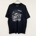 Hard Rock　ハードロック　半袖プリントTシャツ　黒　ブラック　XLサイズ カットソー メンズ コットン 古着