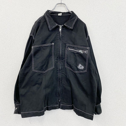 LBZ　Local Boyz　ワークジャケット　フルジップジャケット　デカポケット　黒　ブラック　Lサイズ