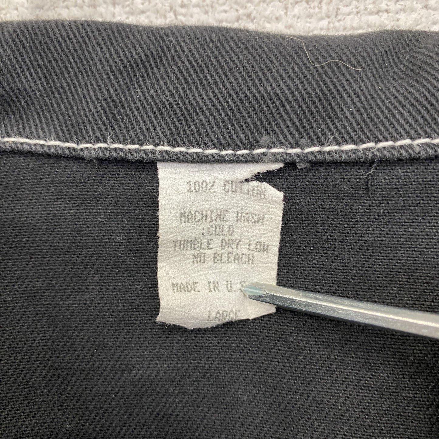 LBZ　Local Boyz　ワークジャケット　フルジップジャケット　デカポケット　黒　ブラック　Lサイズ