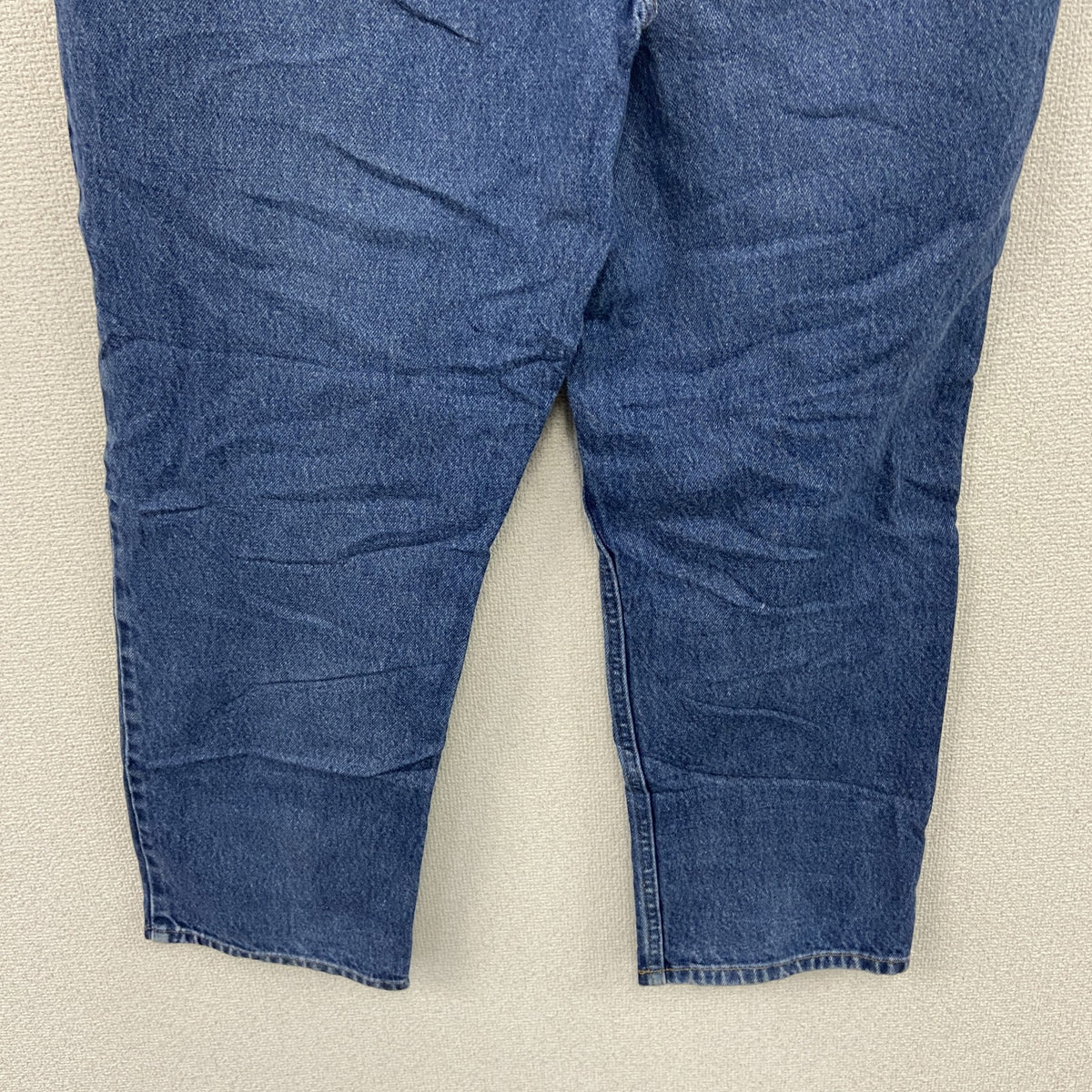 L.L.Bean　エルエルビーン　デニムパンツ/ジーンズ　ジップフライ　革パッチ　インディゴ　W34サイズ　古着