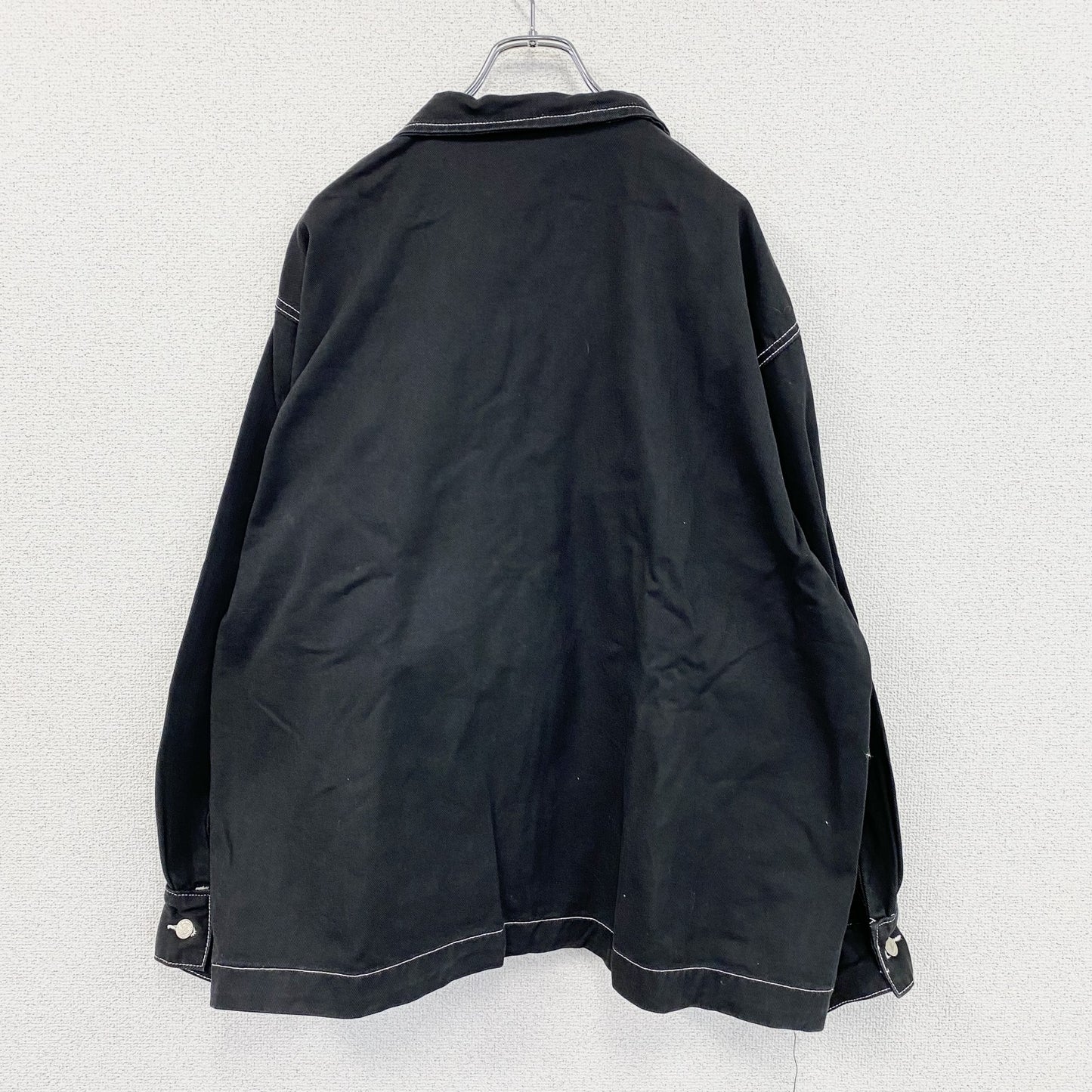 LBZ　Local Boyz　ワークジャケット　フルジップジャケット　デカポケット　黒　ブラック　Lサイズ