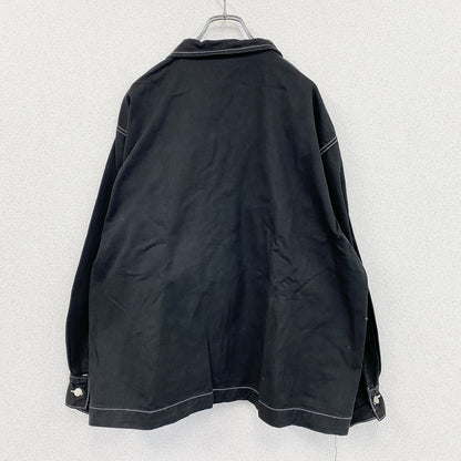 LBZ　Local Boyz　ワークジャケット　フルジップジャケット　デカポケット　黒　ブラック　Lサイズ