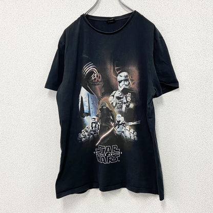 Disney　ディズニー　STAR WARS　スターウォーズ　半袖Tシャツ　ムービーT　黒　ブラック
