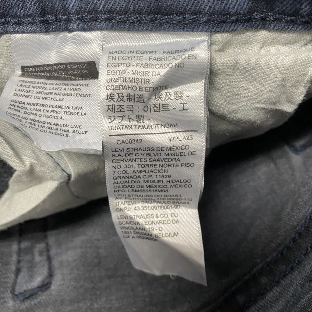 Levi’s　リーバイス　514　デニムパンツ/ジーンズ　縦落ち　ジップフライ　インディゴ　W31サイズ　古着