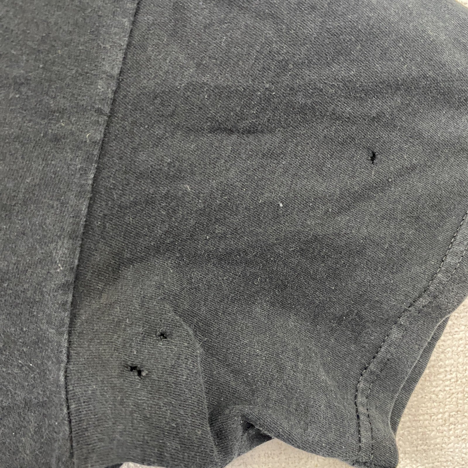 FRUIT OF THE LOOM　フルーツオブザルーム　半袖Tシャツ　SOS　黒　ブラック　Mサイズ　古着