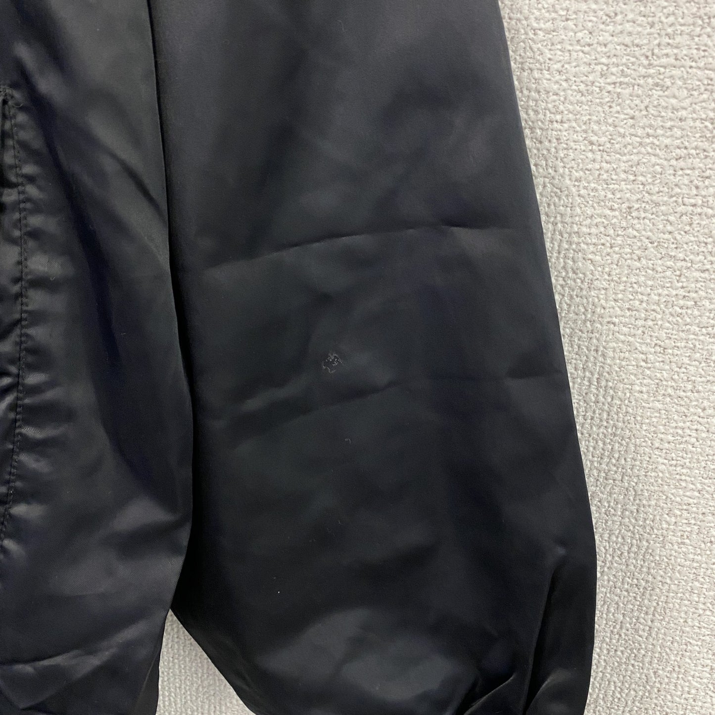 90s～　NIKE　ナイキ　コーチジャケット　フルボタンナイロンジャケット　スウッシュ　黒　ブラック　XLサイズ