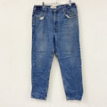 ～00s　L.L.Bean　エルエルビーン　デニムパンツ/ジーンズ　ジップフライ　革パッチ　ヴィンテージ　インディゴ　W34サイズ　古着