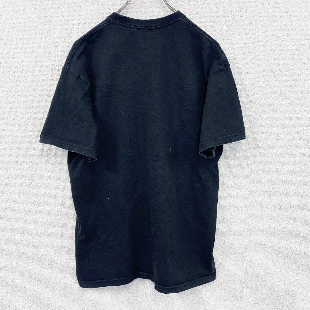 FRUIT OF THE LOOM　フルーツオブザルーム　半袖Tシャツ　SOS　黒　ブラック　Mサイズ　古着