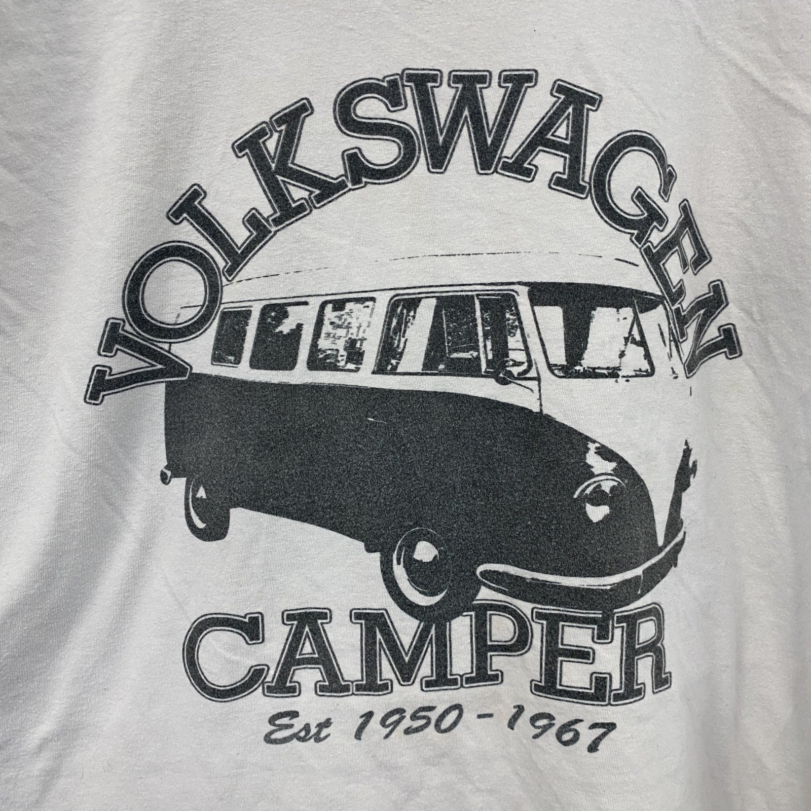 GILDAN　ギルダン　Volkswagen　フォルクスワーゲン　半袖Tシャツ　白　ホワイト　2XLサイズ　古着